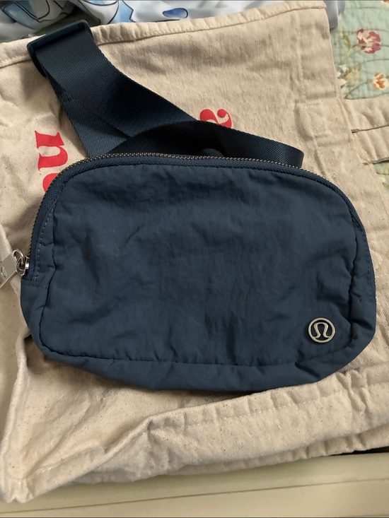 lululemon athletica Handbags - lululemon athletica Navy Blue Belt Bag